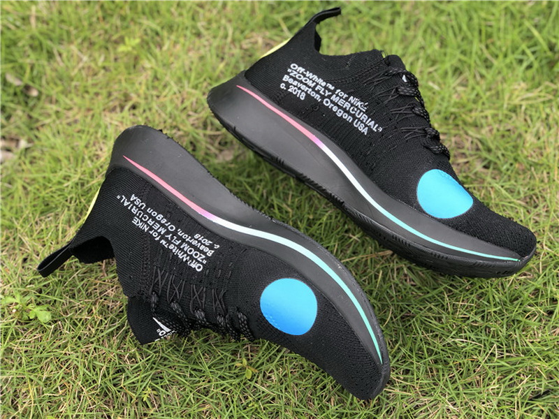 Off-White x Nike Zoom Fly Mercurial Flyknit Black(98% Authentic quality)